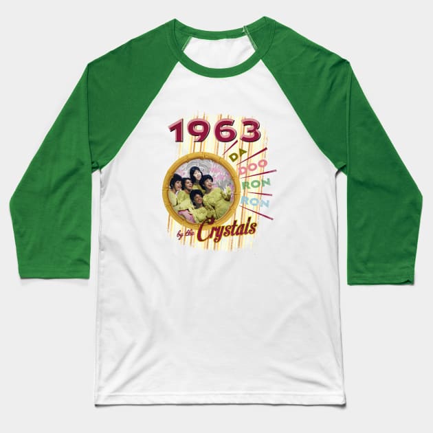 The Crystals 1963 Baseball T-Shirt by Shockin' Steve